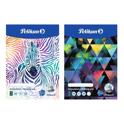 Pelikan zeichenblock 120g - pelikan, 120g/m²