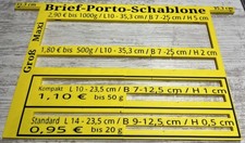 DHL Briefschablone