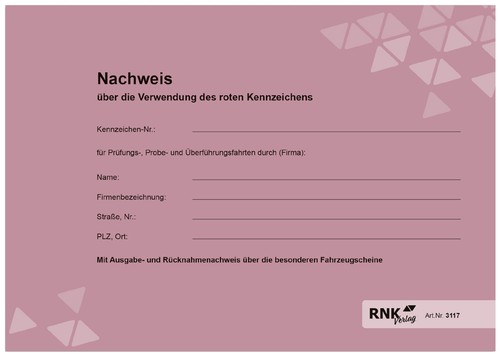 Rnk verlag nachweisheft für - verlag,