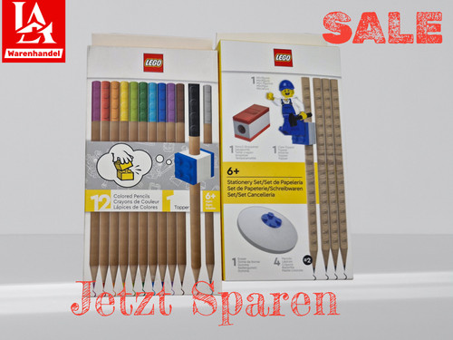 Lego buntstifte mit topper - buntstifte,