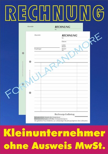 Rechnungsblock - rechnungsblock, f