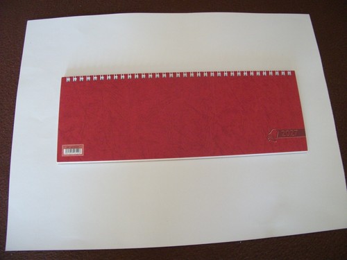 Glocken tischkalender 2027 - tischkalender, rot