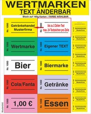 Wertmarken  █►EIGENER