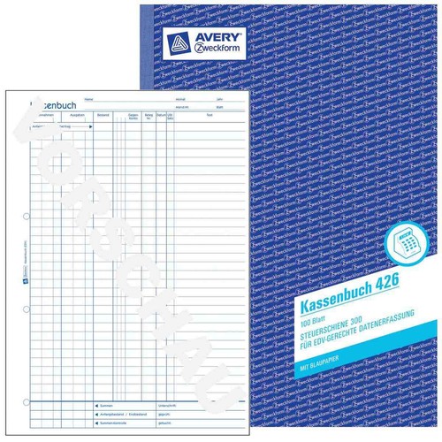 Avery kassenbuch 426 edv - avery,