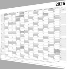 Wandplaner Wandkalender